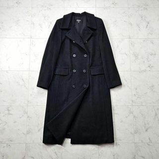 フォクシー(FOXEY)の【極美品】フォクシー　カシミヤ　100%　コート　ダブル　ロング丈　フリーサイズ(ロングコート)