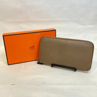 エルメス(Hermes)のエルメス アザップ ロング シルクイン エトゥープ M刻印 財布 長財布(財布)