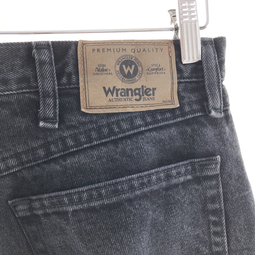 Wrangler(ラングラー)の古着 ラングラー Wrangler ブラックデニム デニムパンツ メンズw36 /eaa380036 メンズのパンツ(デニム/ジーンズ)の商品写真