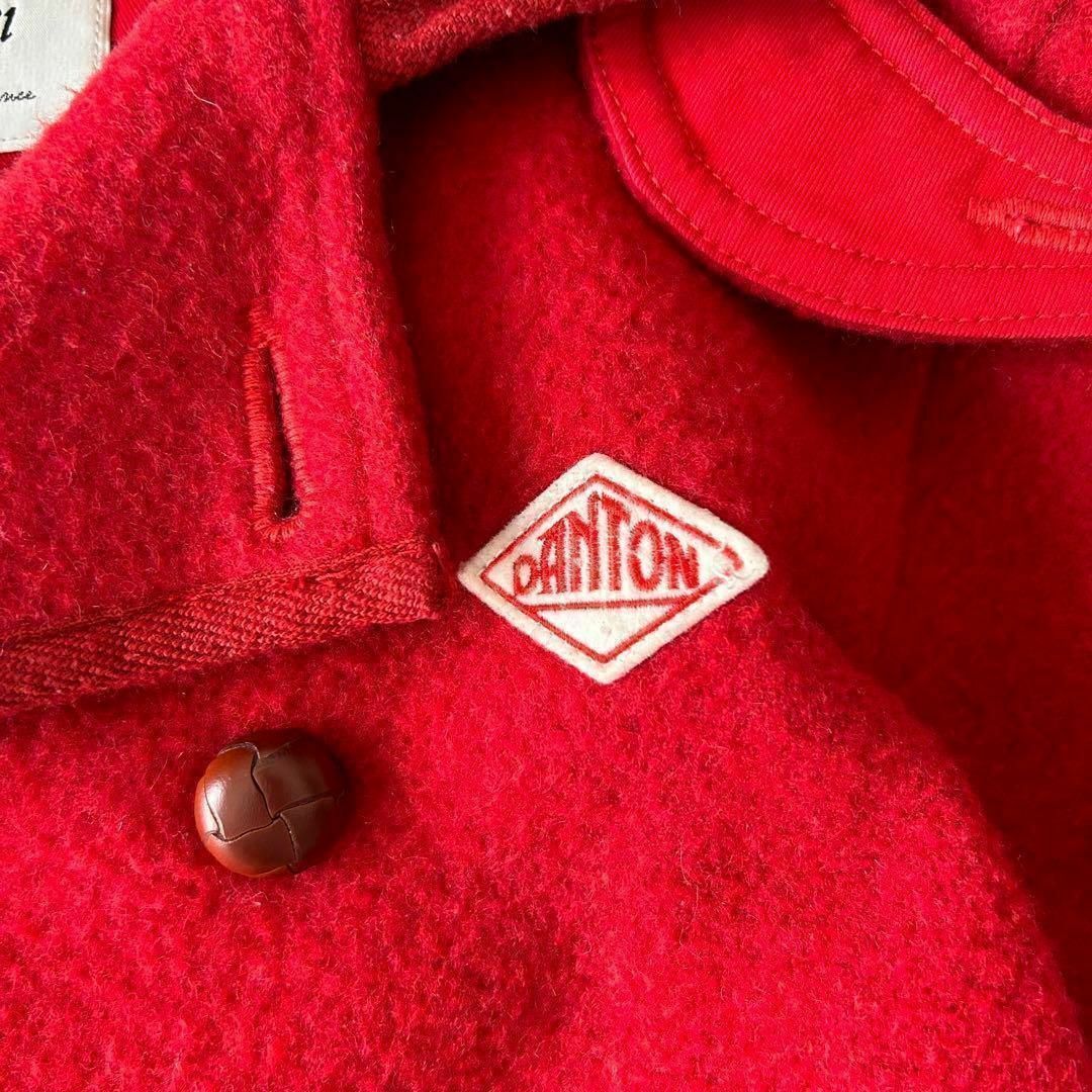 DANTON(ダントン)のダントン　DANTON　ウールモッサコート　アウター　赤　レッド　Pコート レディースのジャケット/アウター(ピーコート)の商品写真