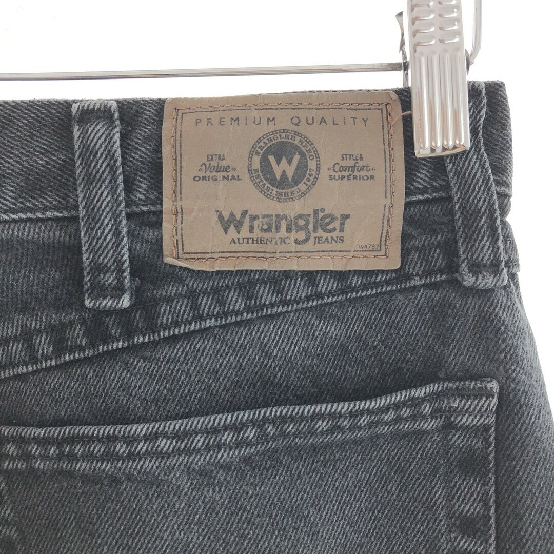 Wrangler(ラングラー)の古着 ラングラー Wrangler ブラックデニム デニムパンツ メンズw34 /taa003669 メンズのパンツ(デニム/ジーンズ)の商品写真