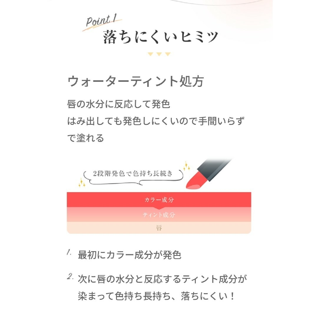 ロート製薬(ロートセイヤク)の💄ロートメンソレータム フラッシュティントリップ💄 コスメ/美容のスキンケア/基礎化粧品(リップケア/リップクリーム)の商品写真