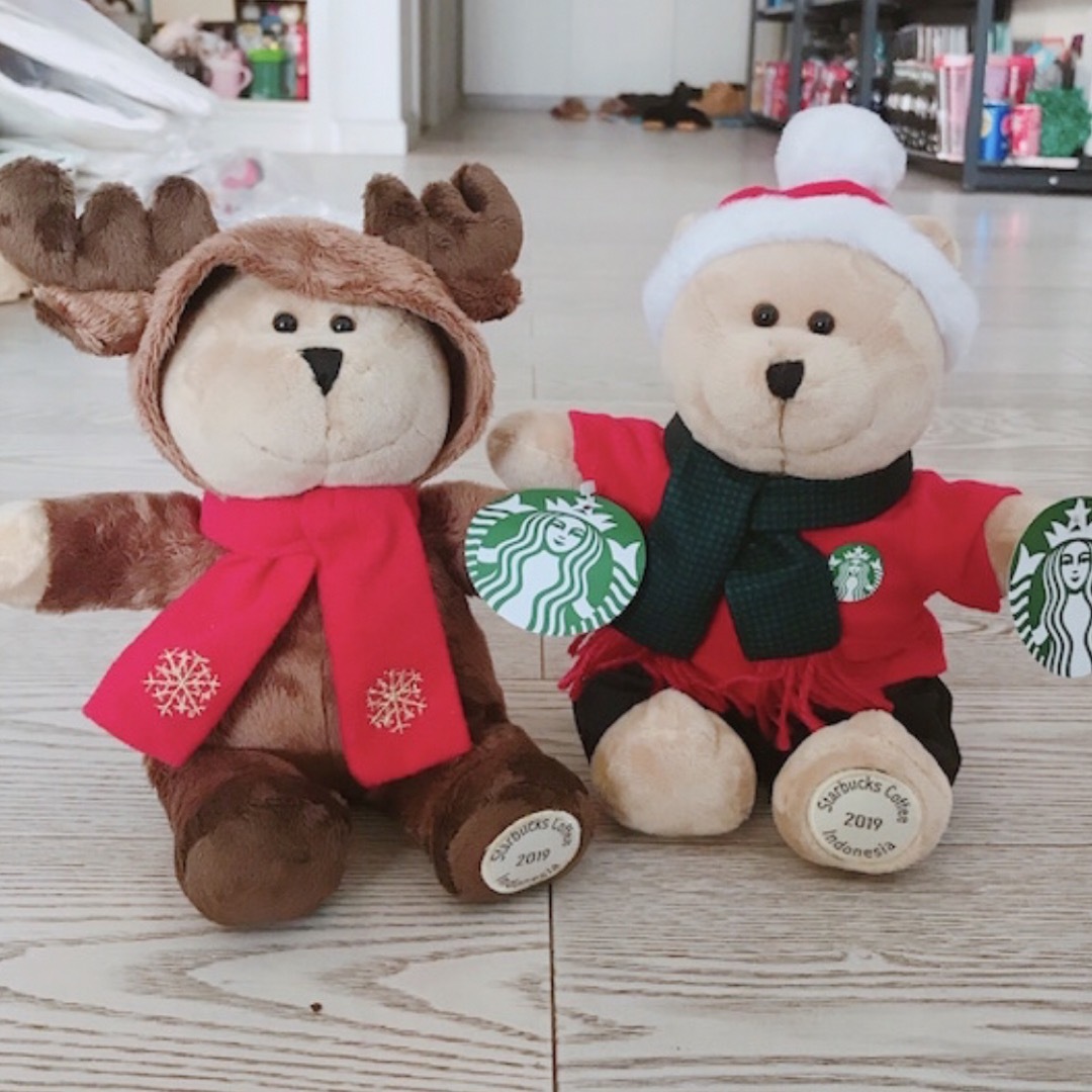 Starbucks Bearista スタバ ベアリスタ クリスマス2匹セット