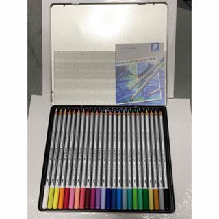 ステッドラー(STAEDTLER)の【こもも様専用】ステッドラー カラトアクェレル 水彩色鉛筆 24色(色鉛筆)