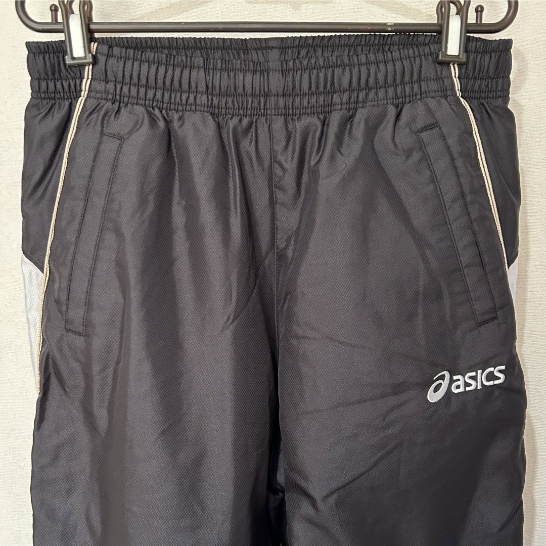 asics(アシックス)の【美品】asics ジャージ ウィンドブレーカー 黒 M アシックス スポーツ/アウトドアのランニング(ウェア)の商品写真