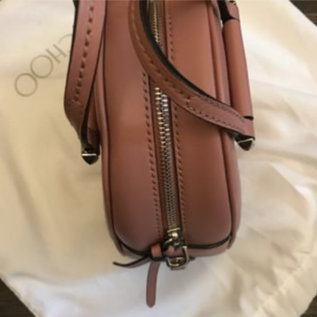JIMMY CHOO(ジミーチュウ)のJIMMY CHOO ショルダーバック ミニ ピンク レディースのバッグ(ショルダーバッグ)の商品写真