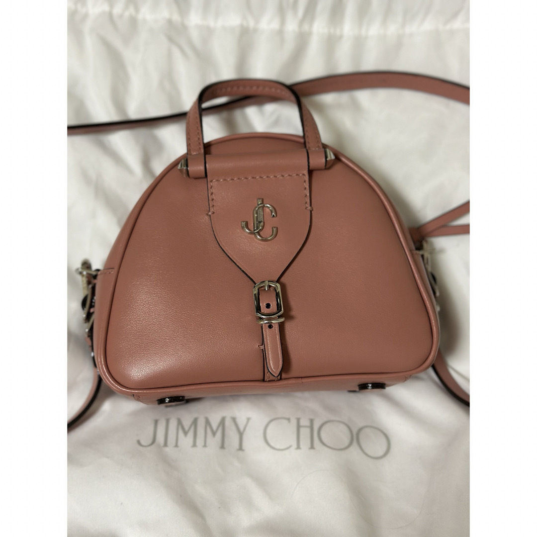 JIMMY CHOO(ジミーチュウ)のJIMMY CHOO ショルダーバック ミニ ピンク レディースのバッグ(ショルダーバッグ)の商品写真