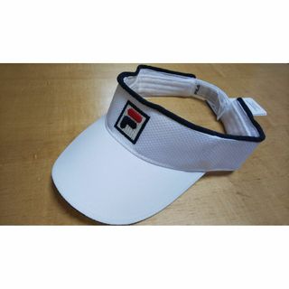 フィラ(FILA)の【日本未展開】FILA（フィラ）Vuckonic バイザー (白)(ウェア)