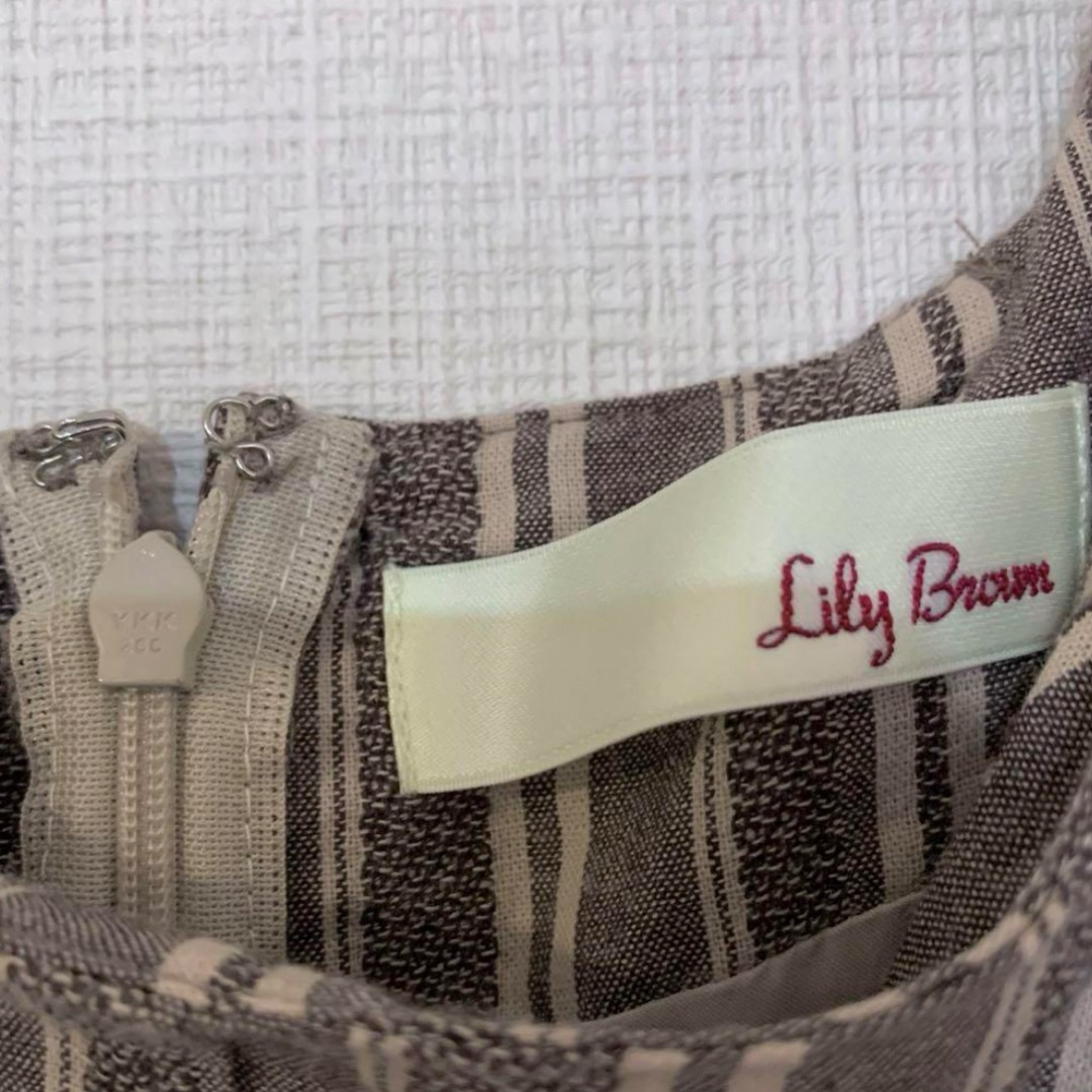 Lily Brown(リリーブラウン)のLily Brownリリーブラウン/サイドオープンドロストワンピースパフ袖ロング レディースのワンピース(ロングワンピース/マキシワンピース)の商品写真