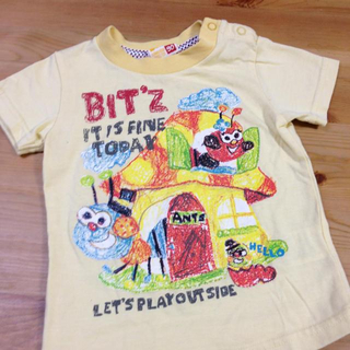 ビッツ(Bit'z)のBit'sTシャツ 90 美品 イエロー(その他)