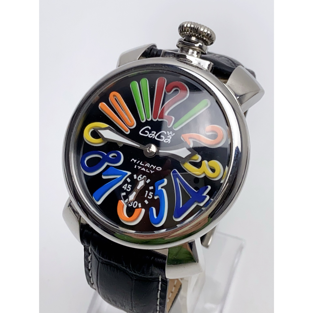 極美品 ガガミラノ マヌアーレ N.3626 手巻き 腕時計 裏