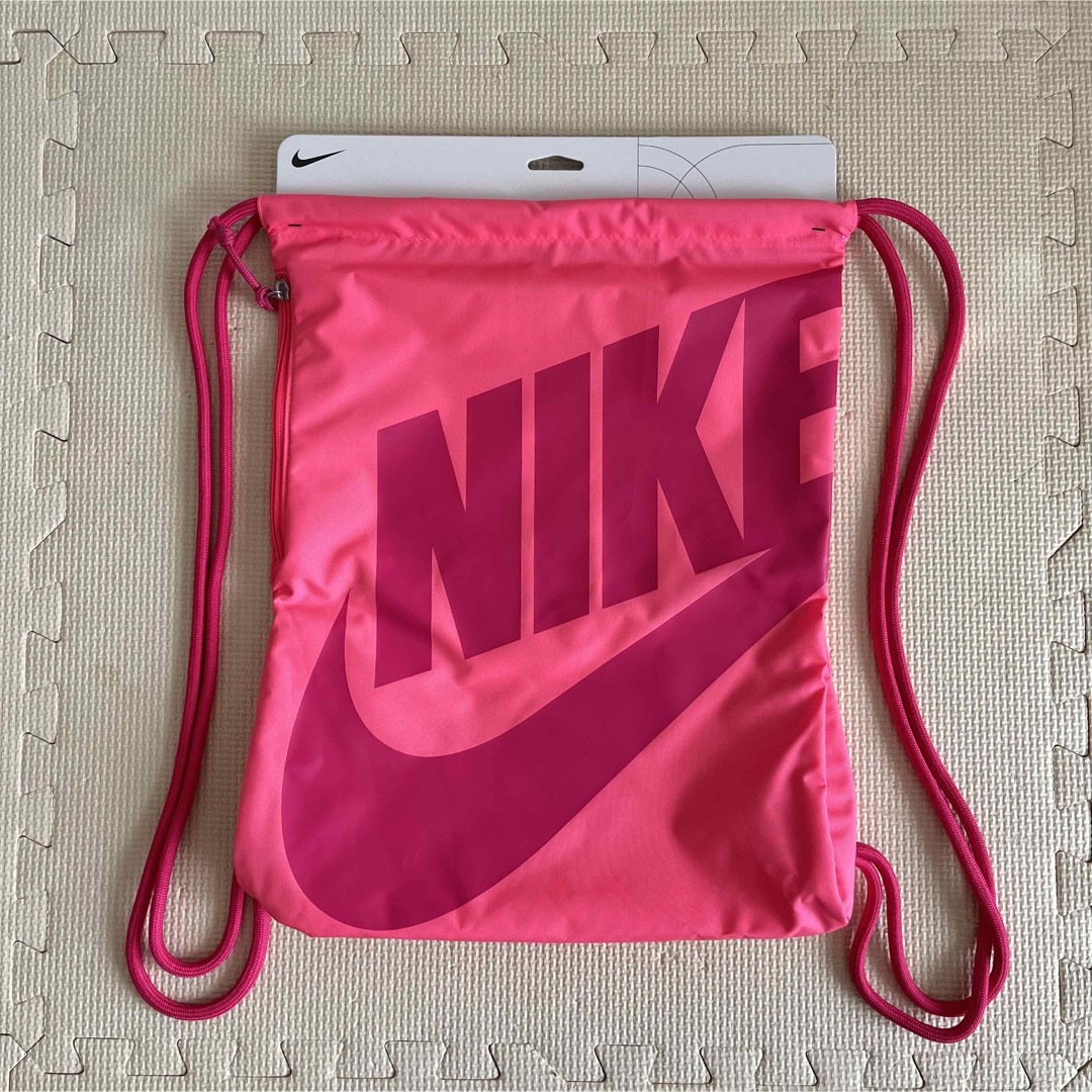 NIKE(ナイキ)の新品 NIKE ジムサック ナップサック ピンク ジム 部活 スポーツバッグ レディースのバッグ(その他)の商品写真