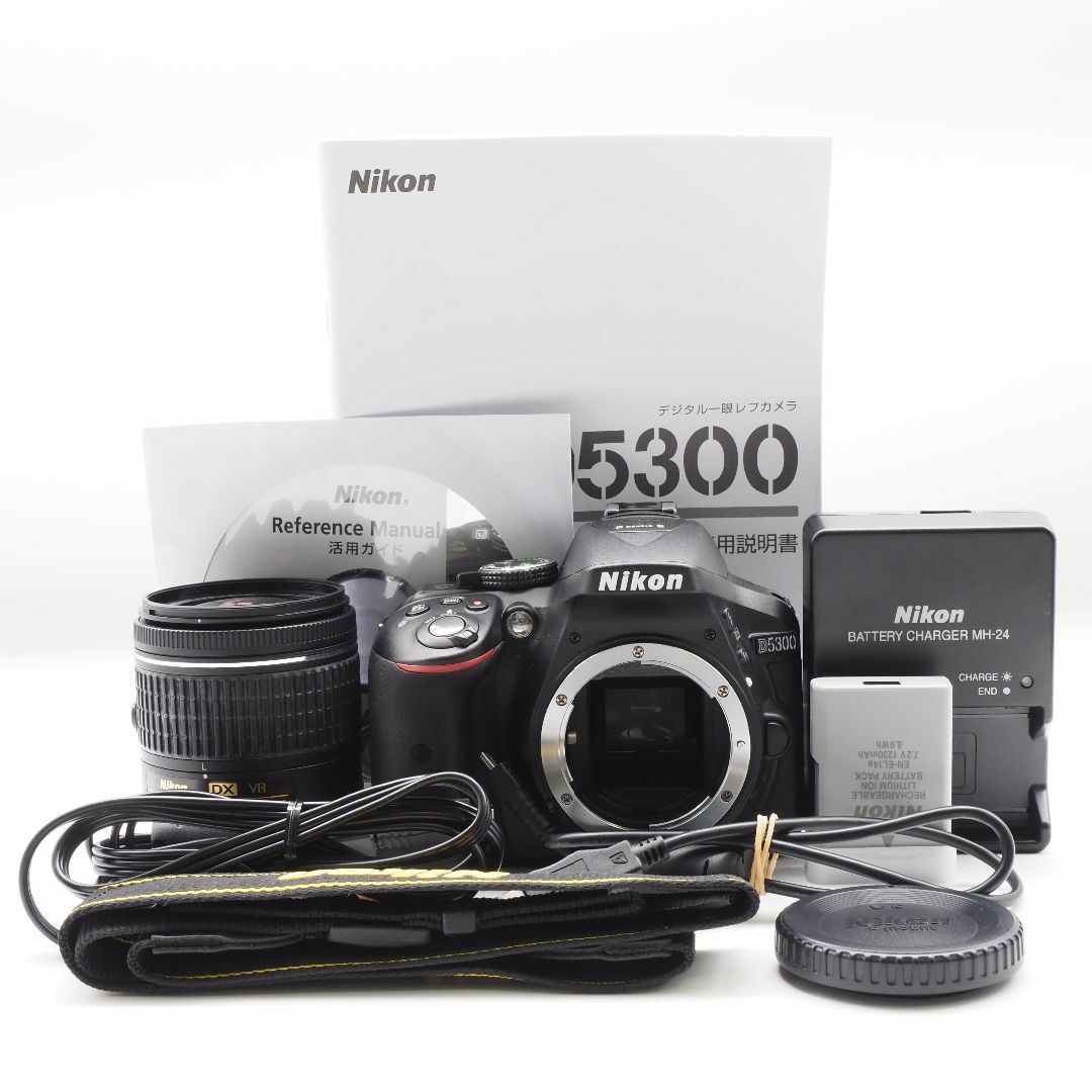 ニコン D5300 AF-P 18-55 VR レンズキット ブラック#2798