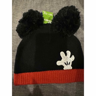 ミッキーマウス(ミッキーマウス)の新品　ミッキー　ニット帽　50センチ〜52センチ　帽子(帽子)