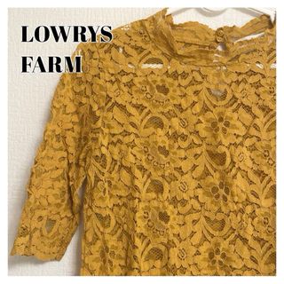 ローリーズファーム(LOWRYS FARM)の値下げ‼️LOWRYSFARM ローリーズファーム　トップス　シースルー　M(シャツ/ブラウス(長袖/七分))