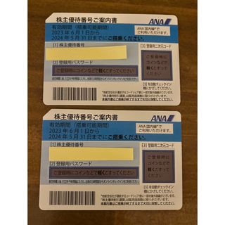 エーエヌエー(ゼンニッポンクウユ)(ANA(全日本空輸))のANA株主優待券 2枚 ☆ 24時間以内配送 ☆(その他)