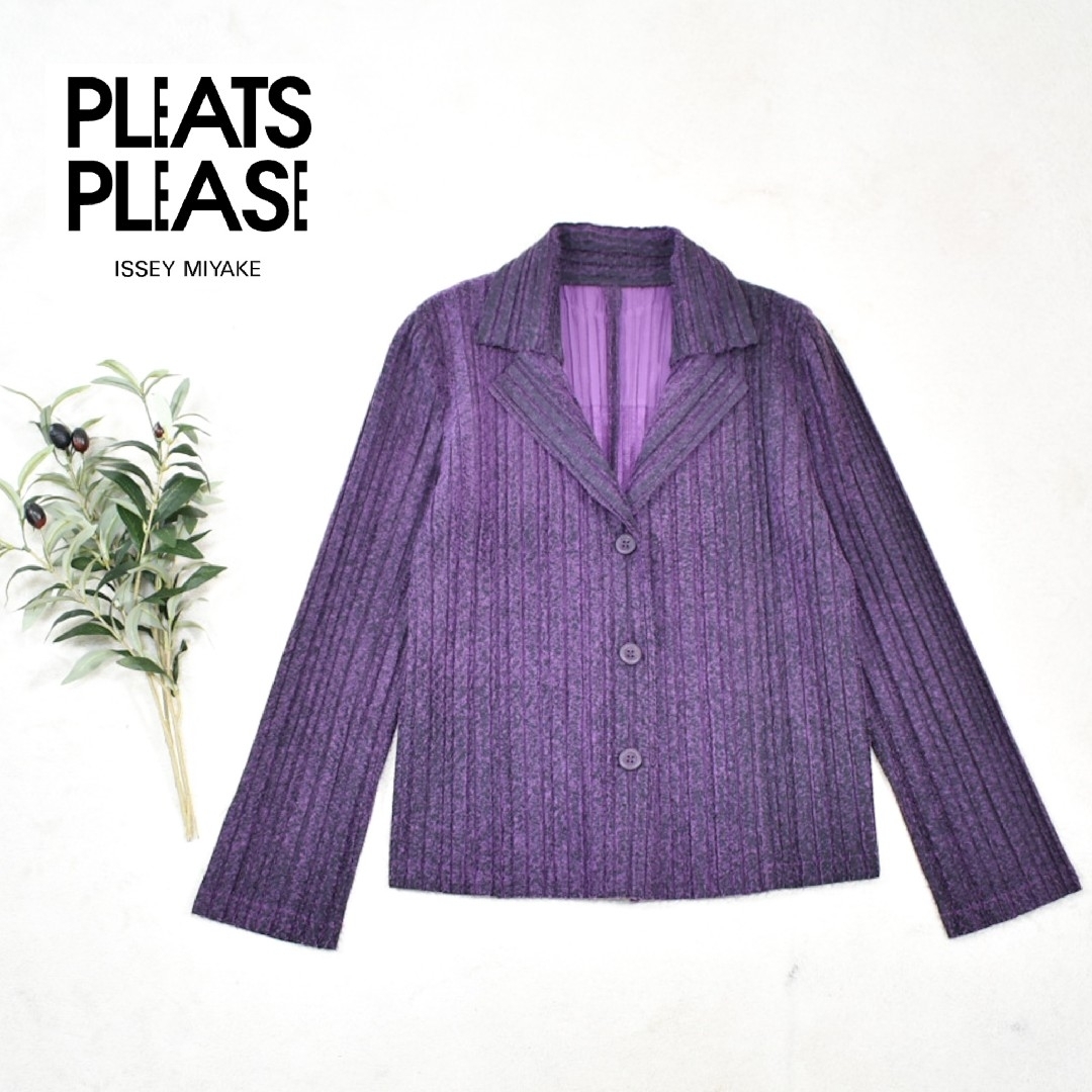 激安特価 PLEATS PLEATS プリーツ ☆ ジャケット ☆ PLEATS 微起毛 ...