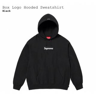 シュプリーム(Supreme)のSupreme Box Logo シュプリーム ボックスロゴ パーカー 黒M(パーカー)