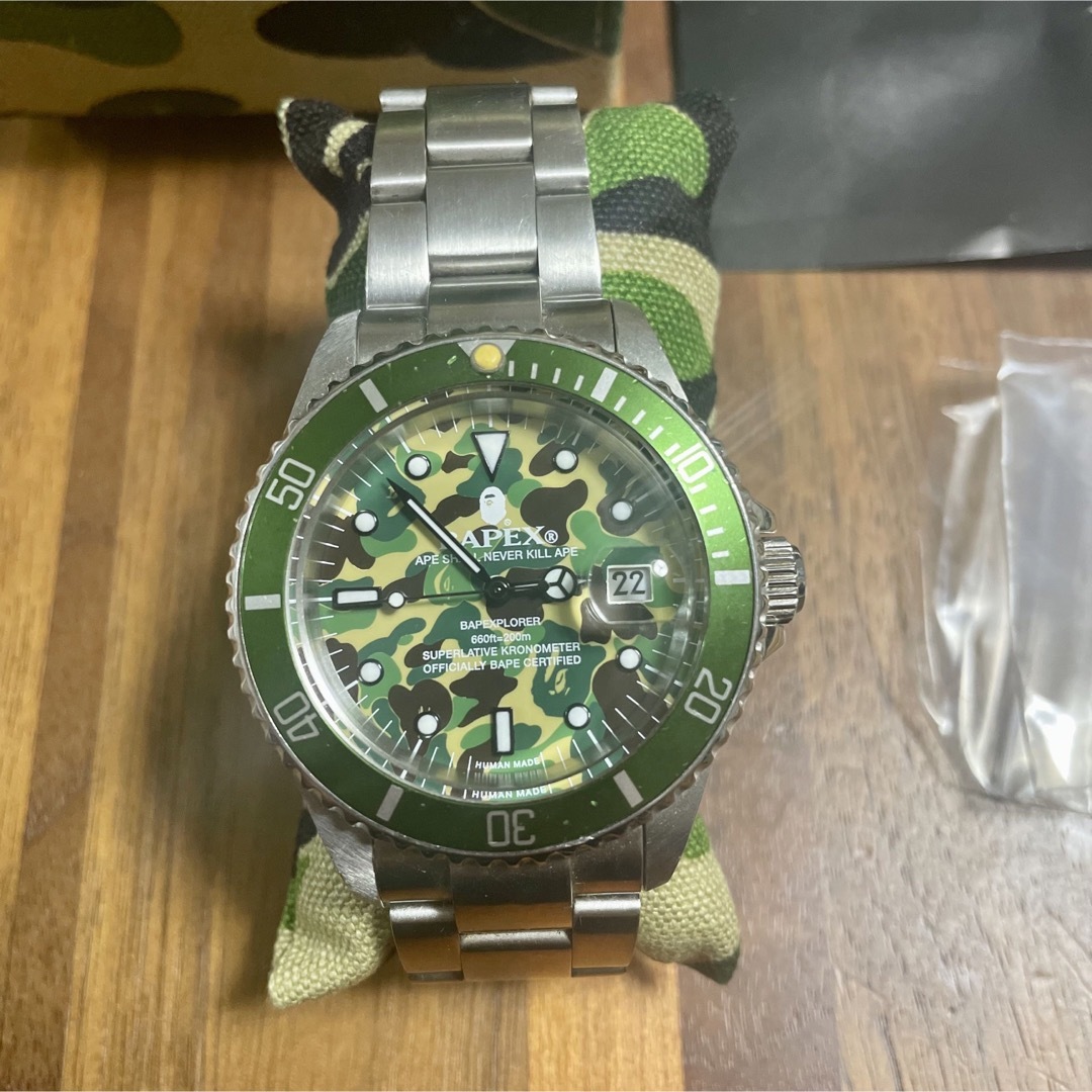 [Bape完売]TYPE1 BAPEX 自動巻き APE カモフラ