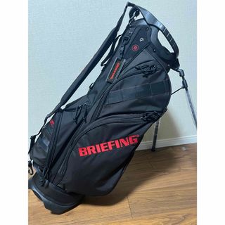 ブリーフィング(BRIEFING)の【新品未使用】BRIEFINキャディバック  直営店限定モデル　ブラック(バッグ)