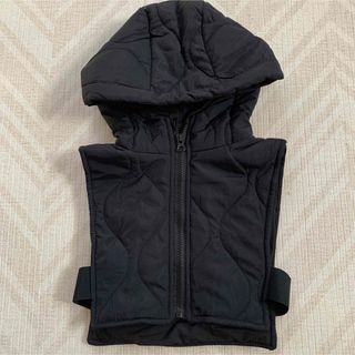 ザラキッズ(ZARA KIDS)のZARA キッズ キルティングベスト 黒(ジャケット/上着)