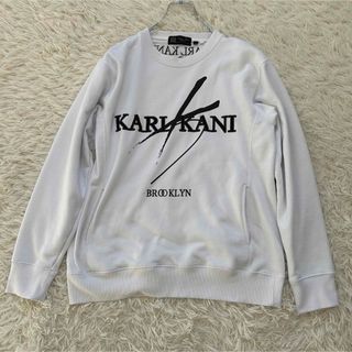 カールカナイ(Karl Kani)の【KARL KANI】カールカナイ L スウェット トレーナー ホワイト(スウェット)