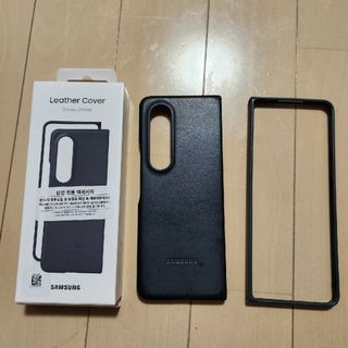 ギャラクシー(Galaxy)のGalaxy Z Fold4 Leather Cover　グレイグリーン(Androidケース)