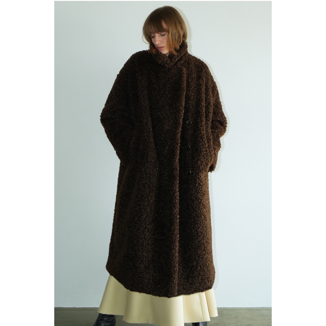 レディースclaneクラネ DOUBLE LONG BOA COAT 2023AW