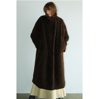 クラネ(CLANE)のclaneクラネ DOUBLE LONG BOA COAT 2023AW(ロングコート)