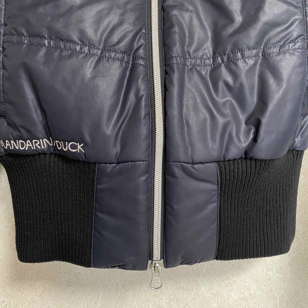 【美品】MANDARINADUCK 中綿ブルゾン　ジャンパー　Sサイズ　ゴルフ レディースのジャケット/アウター(ブルゾン)の商品写真