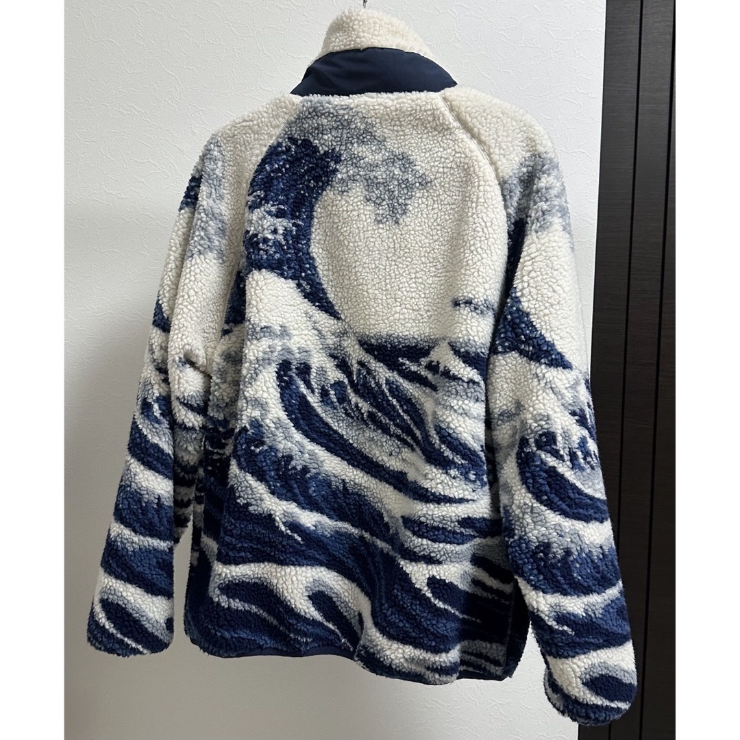 VANQUISH(ヴァンキッシュ)のVANQUISH：Ukiyo-e wave Boa fleece Jacket メンズのジャケット/アウター(ブルゾン)の商品写真