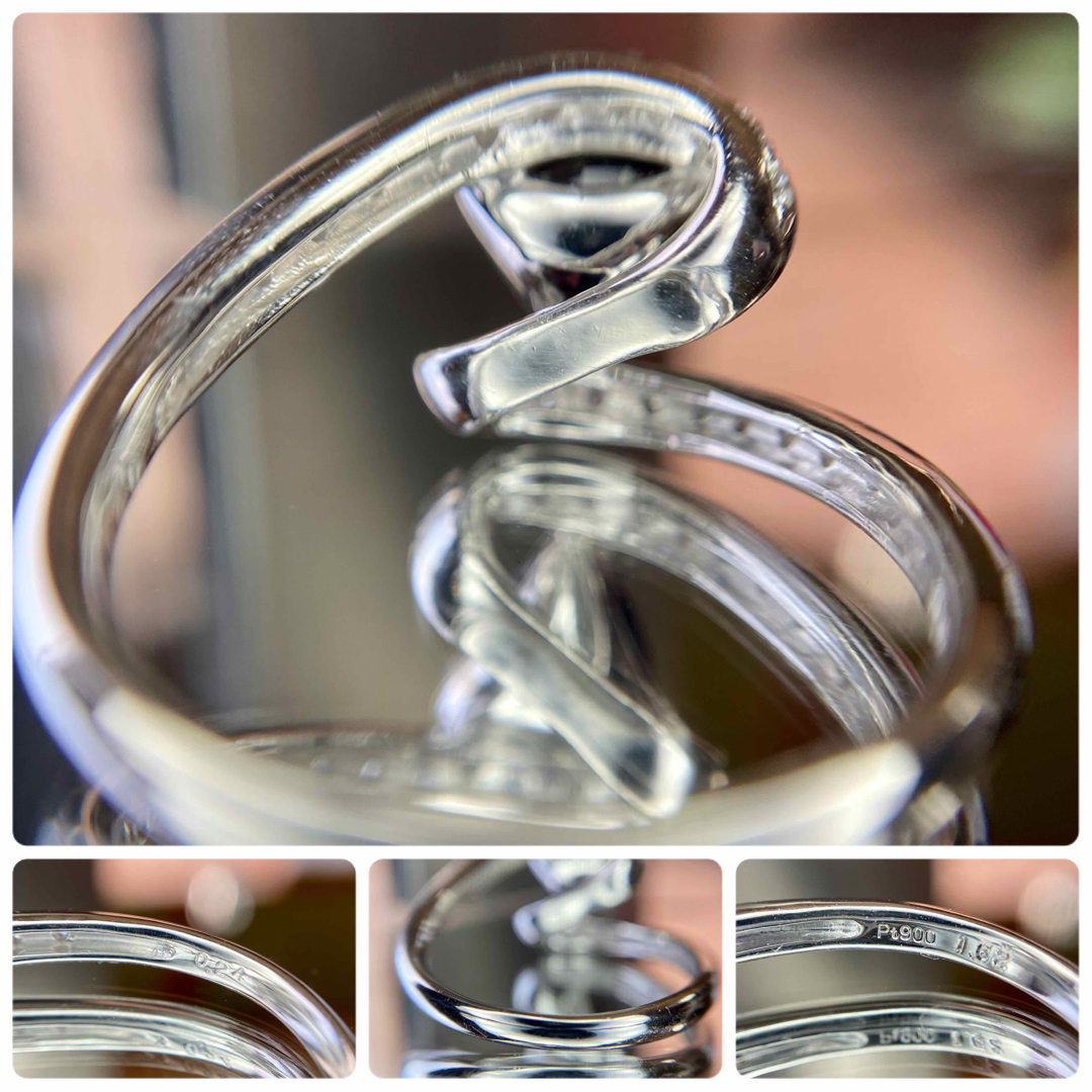リング(指輪)『専用です』天然非加熱カラーチェンジガーネット ダイヤモンド 計1.86ct