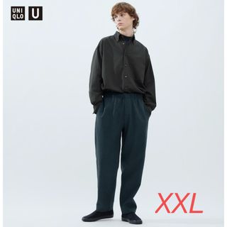 ユニクロ(UNIQLO)の【UNIQLO U】美品　ブラッシュドジャージーパンツ(スラックス)