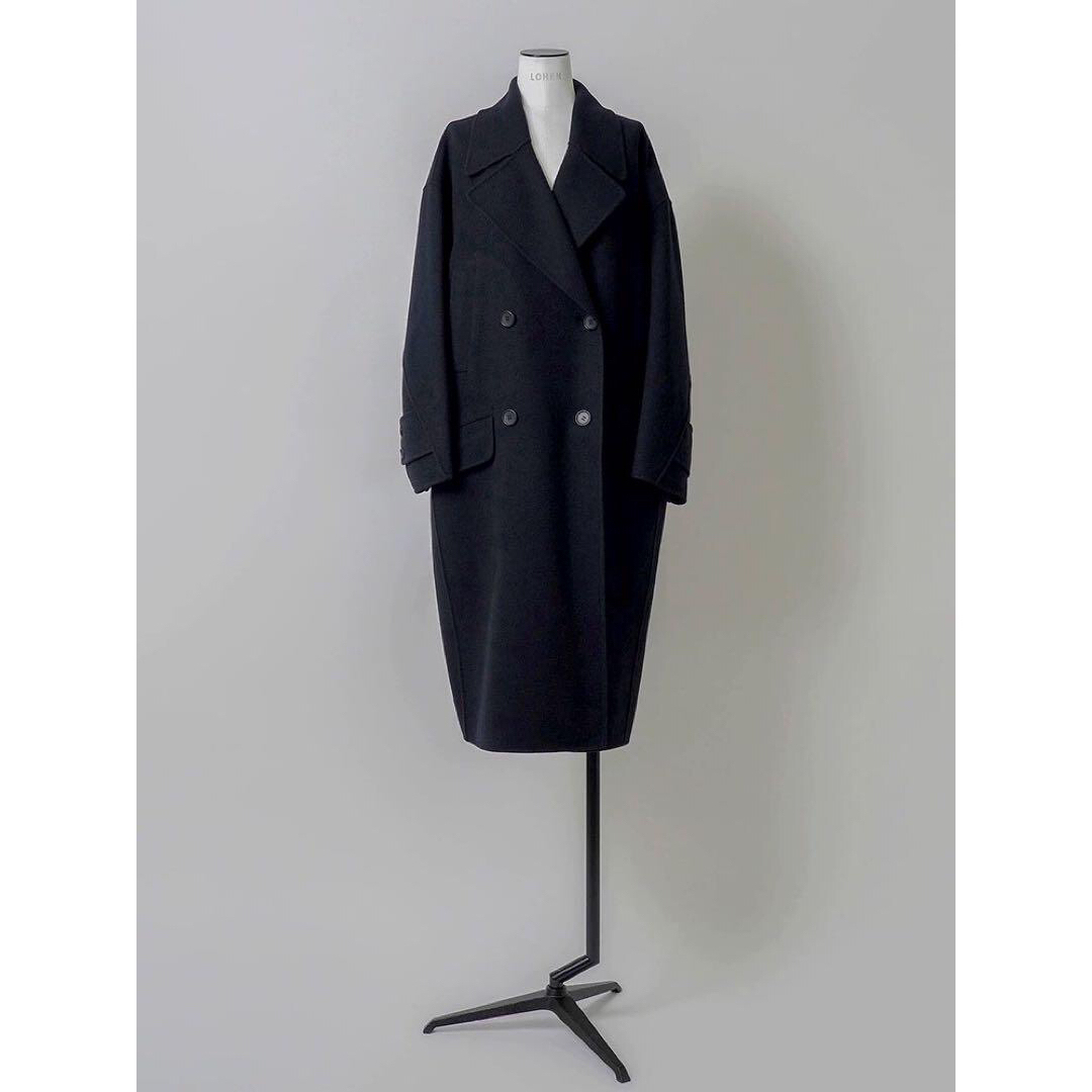 LOHEN ハードメルトンリバーピーコート レディースのジャケット/アウター(ピーコート)の商品写真