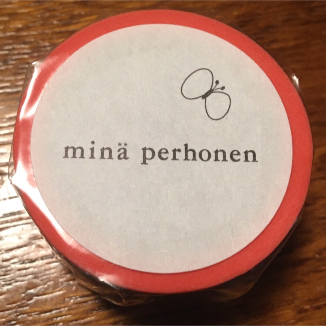 mina perhonen(ミナペルホネン)のミナペルホネン 展覧会限定マスキングテープ rosy エンタメ/ホビーのアート用品(その他)の商品写真