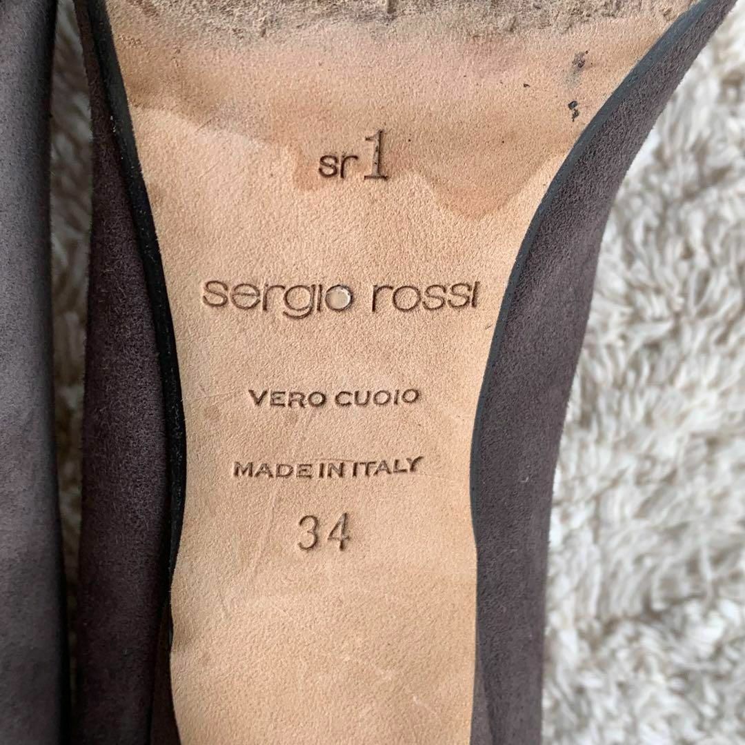 Sergio Rossi(セルジオロッシ)のセルジオロッシ sr1 ハイヒール パンプス プレート スエード シルバー レディースの靴/シューズ(ハイヒール/パンプス)の商品写真