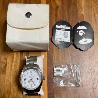 アベイシングエイプ(A BATHING APE)のA BATHING APE Bapex Big Face 自動巻き(腕時計(アナログ))