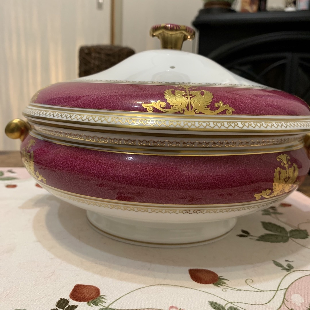 WEDGWOOD - ウェッジウッド コロンビアパウダールビー スープ WEDGWOOD - ウェッジウッド コロンビアパウダールビー スープ
