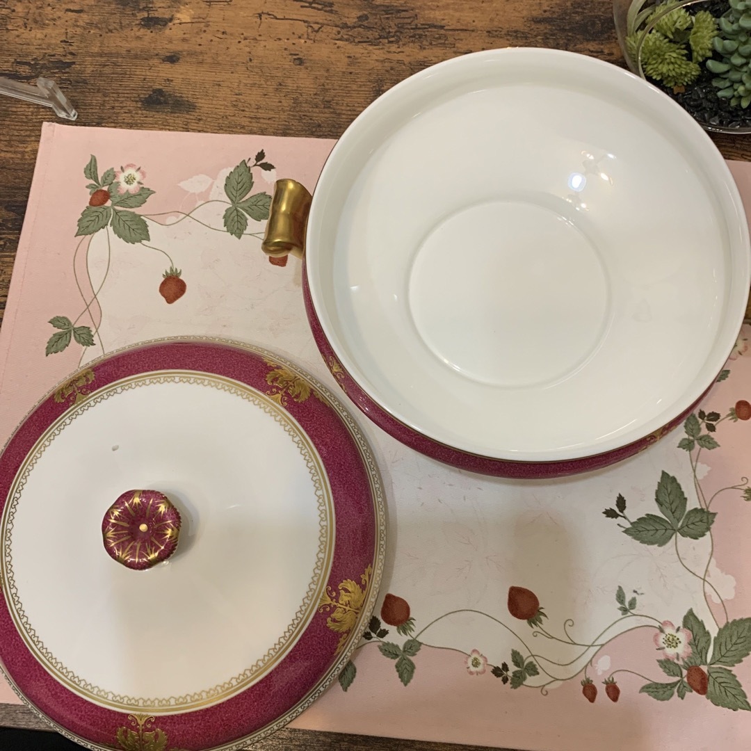 WEDGWOOD - ウェッジウッド コロンビアパウダールビー スープ WEDGWOOD - ウェッジウッド コロンビアパウダールビー スープ