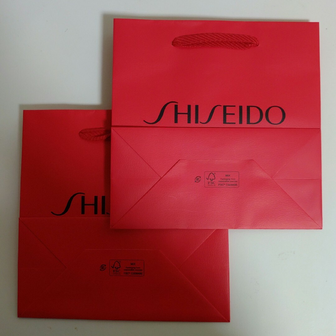 SHISEIDO (資生堂)(シセイドウ)のSHISEIDO 資生堂 ショッパー ショップ袋 紙袋 コスメ/美容のコスメ/美容 その他(その他)の商品写真