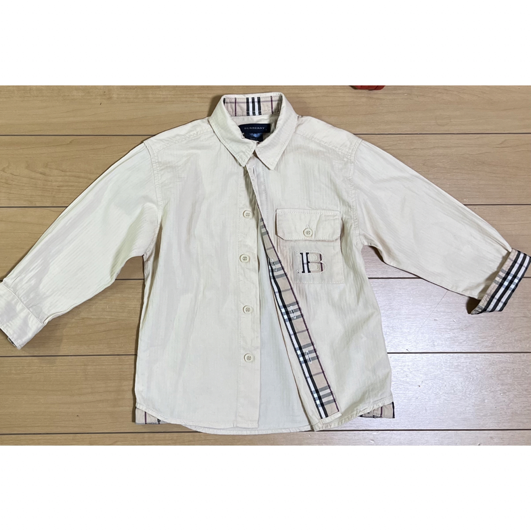 BURBERRY(バーバリー)のバーバリー　サイズ3（約110）男の子ブラウス キッズ/ベビー/マタニティのキッズ服男の子用(90cm~)(ブラウス)の商品写真