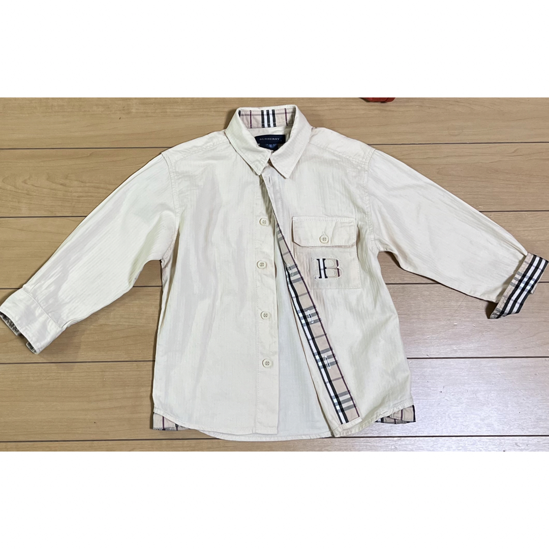 BURBERRY(バーバリー)のバーバリー　サイズ3（約110）男の子ブラウス キッズ/ベビー/マタニティのキッズ服男の子用(90cm~)(ブラウス)の商品写真