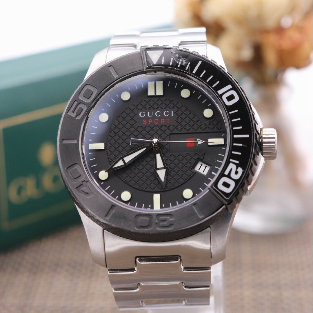 GUCCI - 正規品【新品電池】GUCCI スポーツ/126.2 動作良好 G GUCCI - 正規品【新品電池】GUCCI スポーツ/126.2 動作良好 G