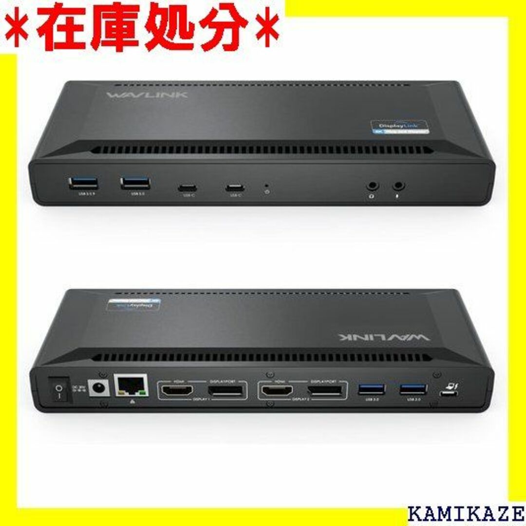 ☆送料無料 WAVLINK USB C Ultra 5Kユ 0W PD付き 24スポーツ/アウトドア