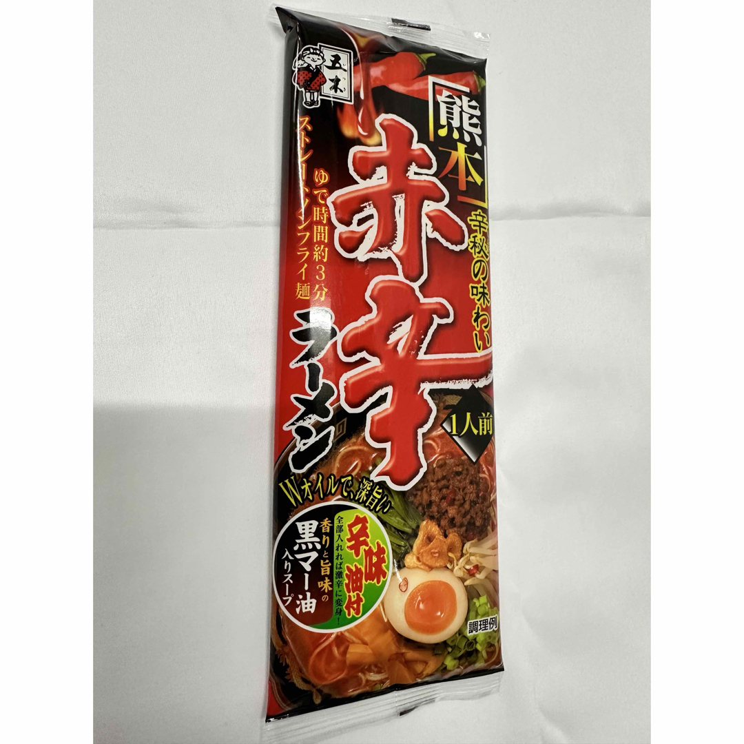 五木食品(イツキショクヒン)の棒ラーメン 五木食品 マルタイ　熊本赤辛ラーメン　８袋セット 食品/飲料/酒の食品(麺類)の商品写真