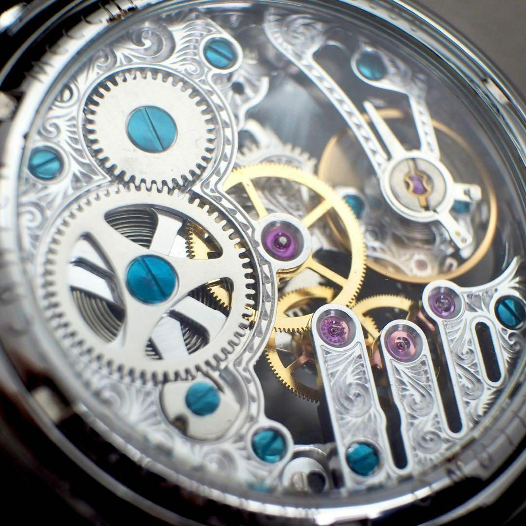 GaGa MILANO(ガガミラノ)の262 ガガミラノ時計　カスタム　マヌアーレ48 フルスケルトン　メンズ腕時計 メンズの時計(腕時計(アナログ))の商品写真