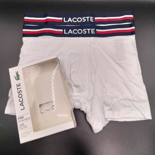 ラコステ(LACOSTE)のLACOSTE(ラコステ) ボクサーパンツ ホワイト Mサイズ 2枚組(ボクサーパンツ)