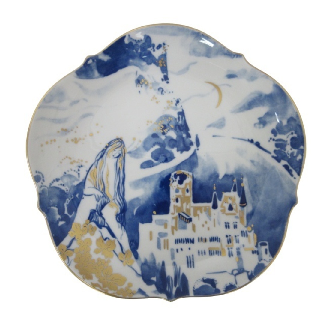 当店の記念日 マイセン Meissen ローテンブルク 美女と城 プレート 飾り皿 食器 金彩 食器