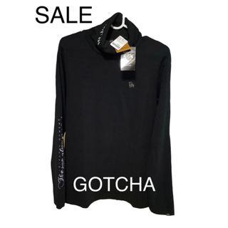 GOTCHA - 値下げしました！ ガッチャ ハイネック 長袖Tシャツ リーフ柄(L)黒