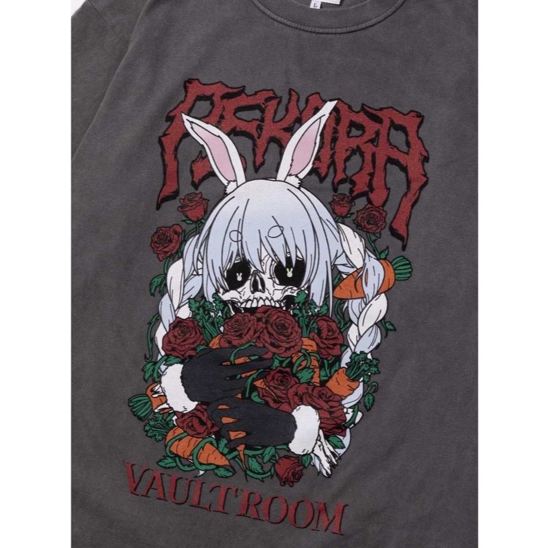 安心してご注文ください vaultroom 兎田ぺこら SKULL PEKORA TEE XL